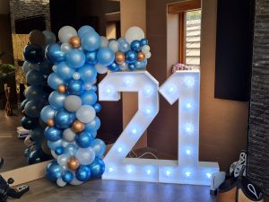 Light Up Number Hire