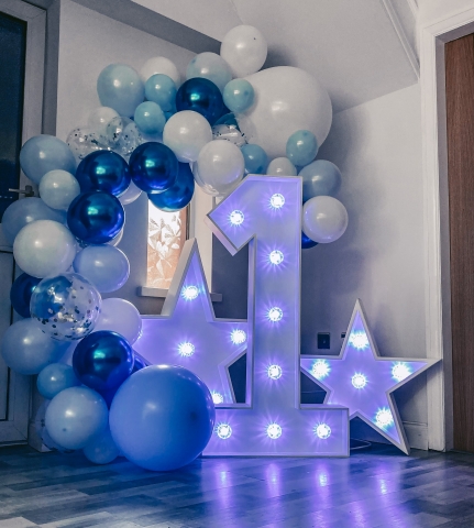 Light Up Numbers Hire