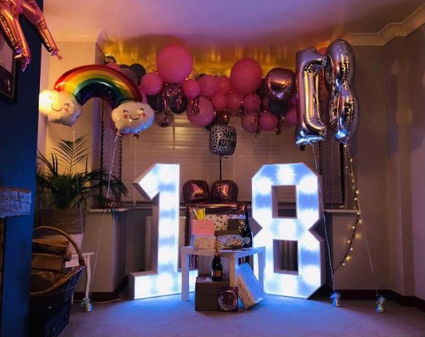 Light Up Numbers Hire