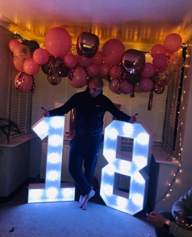 Light Up Numbers Hire