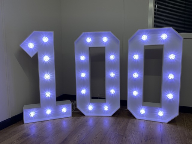 Light Up Numbers Hire