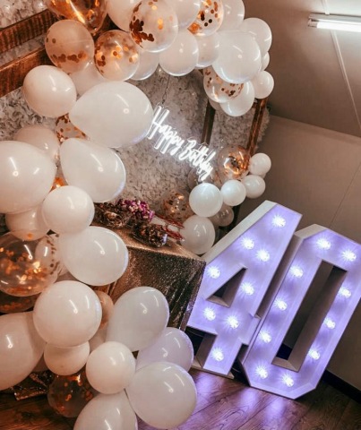 Light Up Numbers Hire