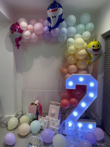 Light Up Numbers Hire